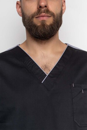 Medical jacket for men Manhattan. Black (5437041) фото 5