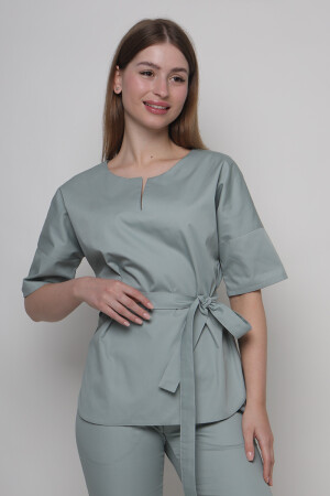 Куртка женская хирургическая Рио. Олива светлая. COTTON. (5437001) фото 1