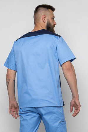 Medical jacket for men Manhattan. Blue (5437046) фото 4