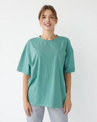 Medical T-shirt unisex green 453-396-730 (6613567) фото 2