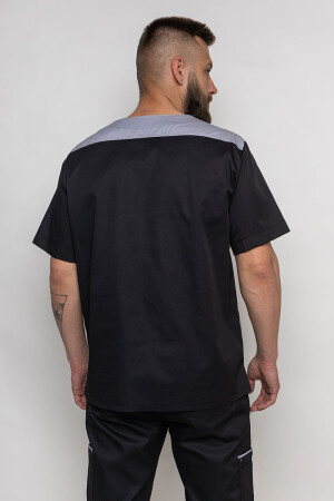 Medical jacket for men Manhattan. Black (5437041) фото 2