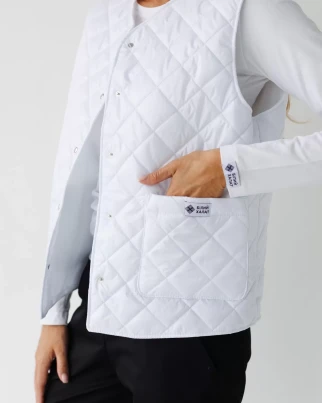 Medical insulated vest for women Oslo white 521-324-679 (6637731) фото 4
