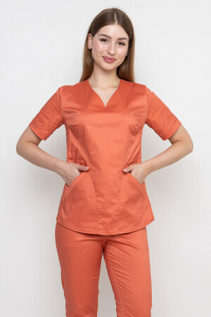 Medical stretch jacket Ewa-stretch. Terracotta (5436996) фото 3