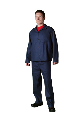 Suit worker "Master" blue - pants + jacket (220391) фото 1