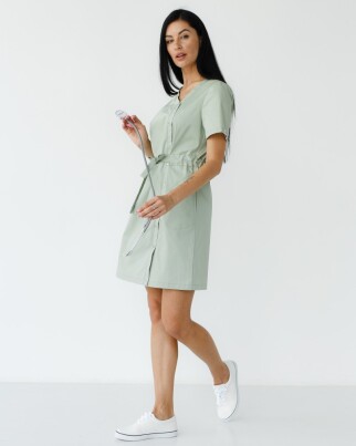 Medical tunic for women Naomi pistachio 151-396-679 (6613960) фото 2