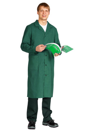 Men's work coat green, greta (2203950) фото 1