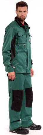 Working suit ‘OPTIMA’ (trousers and jacket) green (16035800001035) фото 1