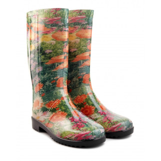 Women's rubber boots "Flower Garden" L-763-4-FL-5 (221849) фото 2