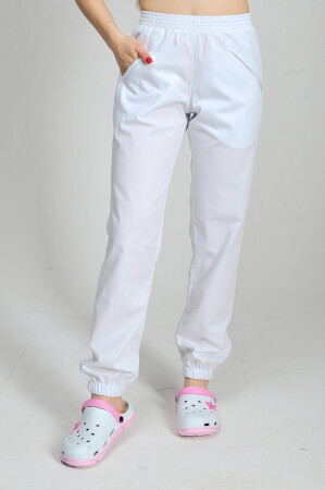 Medical joggers women's white. COTTON (544958) фото 1