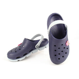 Clogs crocuses workers women - blue, gray (220983) фото 4