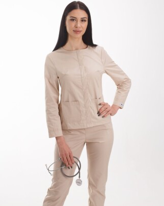 Medical suit women's Jacqueline cream 440-460-677 (6613359) фото 6