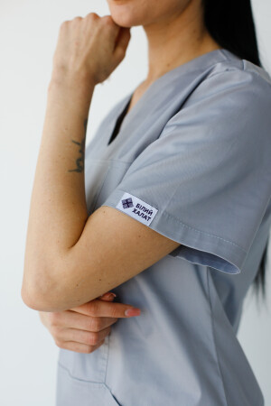 Women's medical suit Topaz gray Elite Stretch 488-328-705 / 492-328-705 (6624451) фото 5