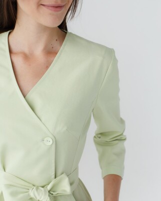 Medical gown for women Provence pistachio 178-396-677 (6613956) фото 4