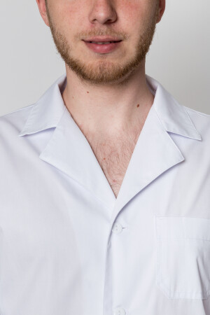 White medical coat Doctor male, long sleeve (5410015) фото 5