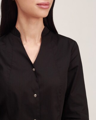 Medical gown women's Elizabeth black 416-321-679 (6613605) фото 5