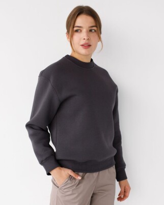Medical insulated women's sweatshirt Ontario dark gray 473-408-842 (6613468) фото 1