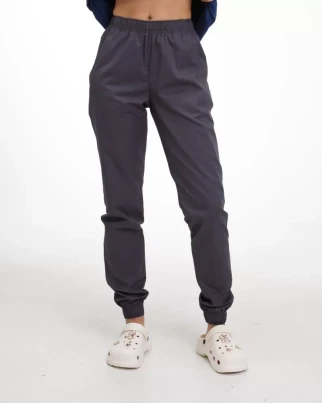 Medical pants for women joggers dark gray 303-408-730 (6637763) фото 1