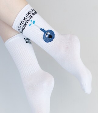 Medical socks with print Syringe squirt 143-324-840 (6613883) фото 3