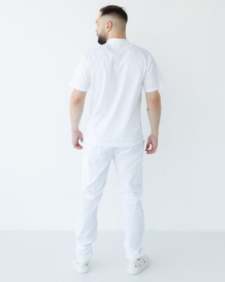Medical suit for men Denver white 404-324-679/447-324-679 (6613719) фото 2
