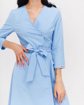 Medical gown for women Provence blue 178-333-677 (6613946) фото 4