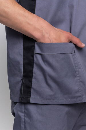 Medical jacket for men Manhattan. Asphalt (5437042) фото 5