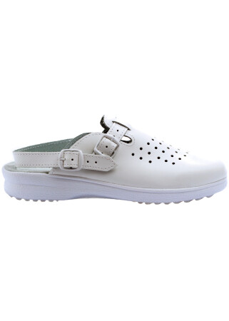 Slippers white clogs (220217) фото 2