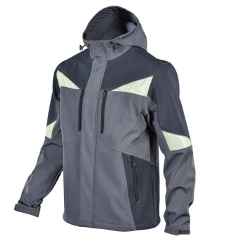 Рабочая куртка softshell Sizam KINGSTON серый/чёрный 30373-30378 (8138073) фото 1