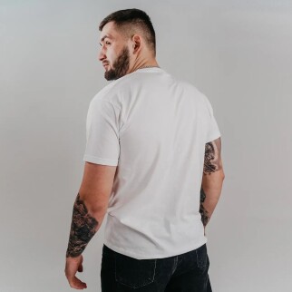 T-shirt working "Fruit of the loom" white 165 g / m2 (220038) фото 2