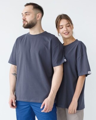 Medical T-shirt unisex graphite 453-503-730 (6613564) фото 1