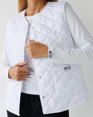 Medical insulated vest for women Oslo white 521-324-679 (6637731) фото 3