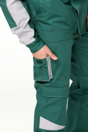 Suit worker "ULTRA" green - semi-overalls and a jacket (1239) фото 5