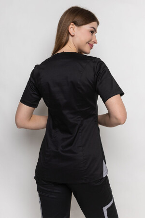 Medical stretch jacket Emelie-stretch. Black (5437007) фото 3