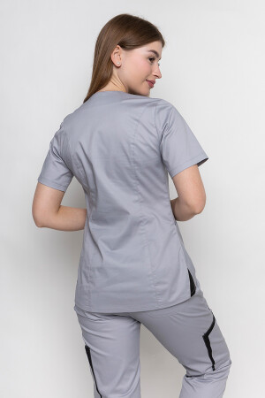 Medical stretch jacket Emelie-stretch. Smoke (5437006) фото 4