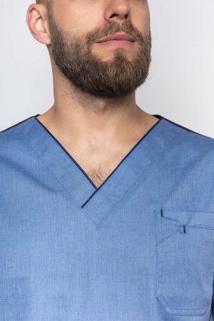 Medical jacket for men Manhattan. Colour "denim" (5437040) фото 6