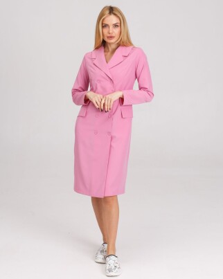 Medical gown women's Monica pink 356-337-677 (6613609) фото 3