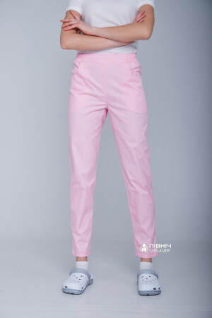 Women's medical trousers "Francesca" pink (3399101) фото 1