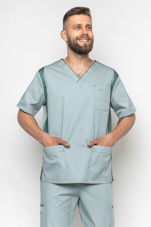 Medical jacket for men Manhattan. Olive light (5437049) фото 2