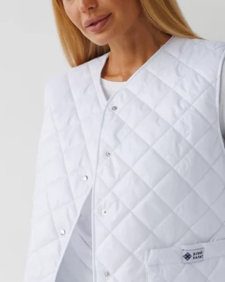 Medical insulated vest for women Oslo white 521-324-679 (6637731) фото 5