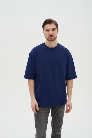 T-shirt oversize dark blue U-0104 (5124081) фото 1