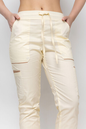 Emelie-stretch medical trousers, women's. Champagne (5436968) фото 2