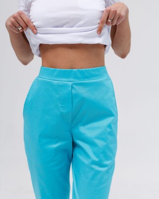 Women's Medical Pants Toronto Light Turquoise 390-459-708 (6613655) фото 4