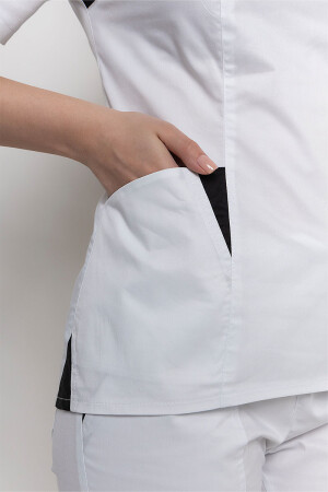 Medical suit white Emelie-stretch women's (5436920) фото 7