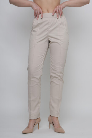 Trousers Rubina narrowed women's medical. Cream (5436987) фото 3