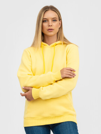 Hoodie UNISEX brushed U-0401 yellow (5110256) фото 1