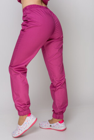 Women's jogger trousers. COTTON. Fuchsia (549919) фото 4