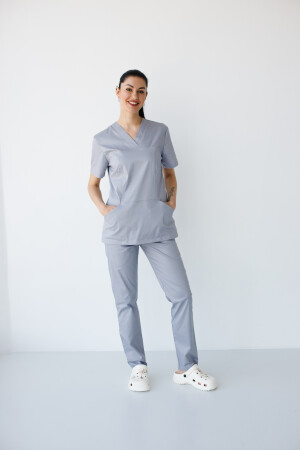 Women's medical suit Topaz gray Elite Stretch 488-328-705 / 492-328-705 (6624451) фото 1