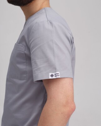 Медицинский костюм мужской Техас серый 136-328-677 (6613710) фото 6