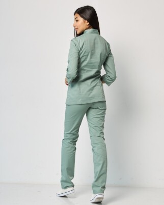Medical suit for women Sakura olive 124-327-678 (6613322) фото 4
