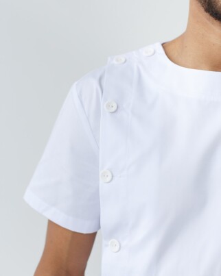 Медицинский костюм мужской Техас белый 136-324-677 (6613694) фото 4