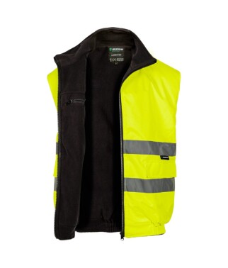 Reversible insulated signal vest Sizam LEICESTER with reflective strips 30138–30143 (8138063) фото 2